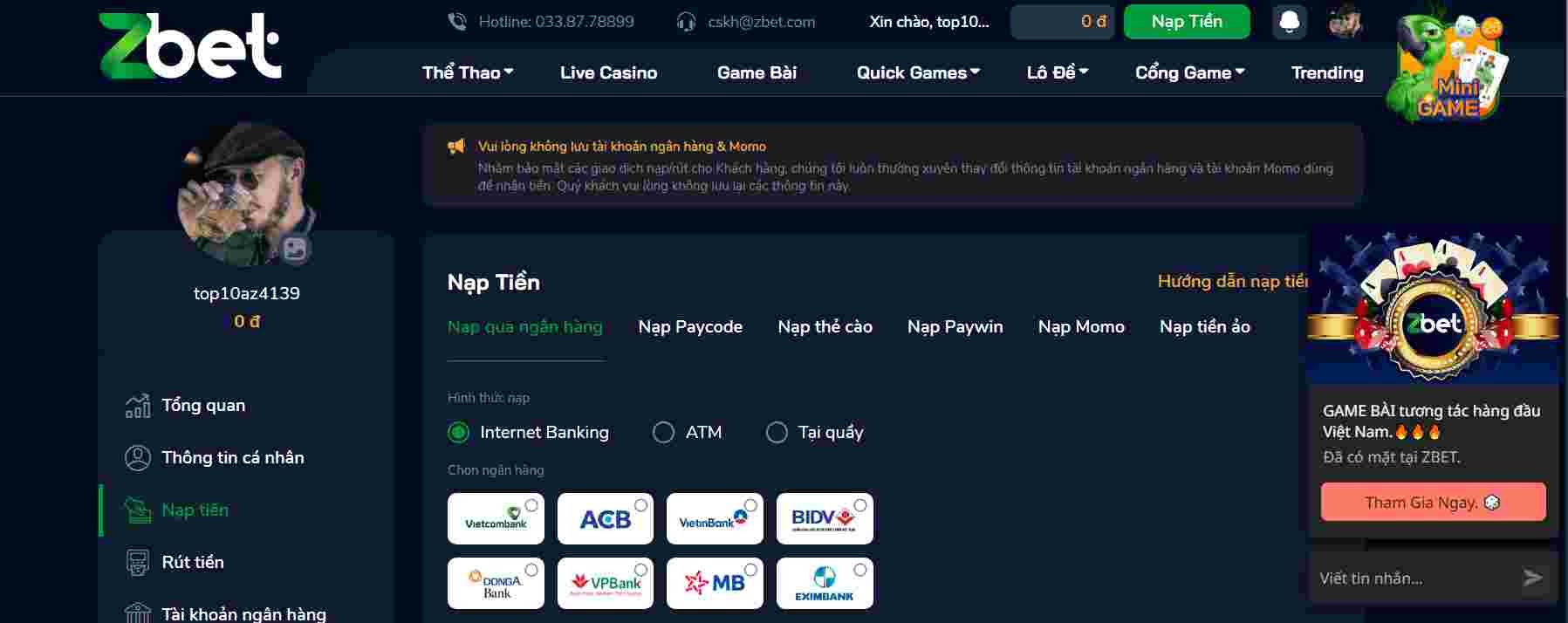 Trang web Tt128 (phiên bản web) - Tt128